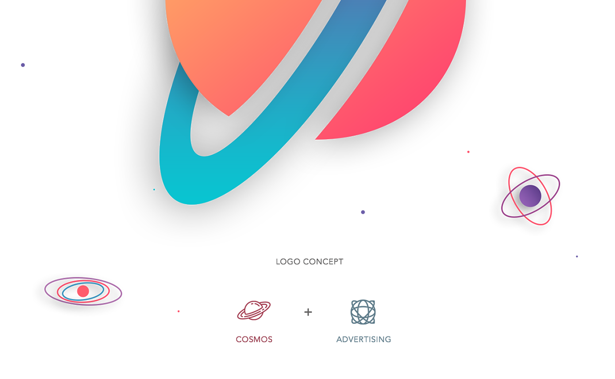 阿聯(lián)酋cosmos廣告公司創(chuàng)意VI設(shè)計