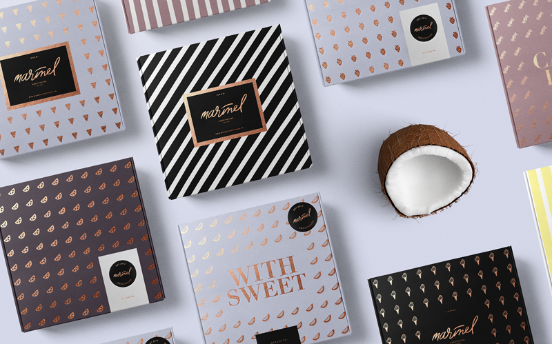 為了博得美人一笑，甜品包裝也是拼了……