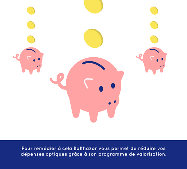 眼鏡品牌設計插畫