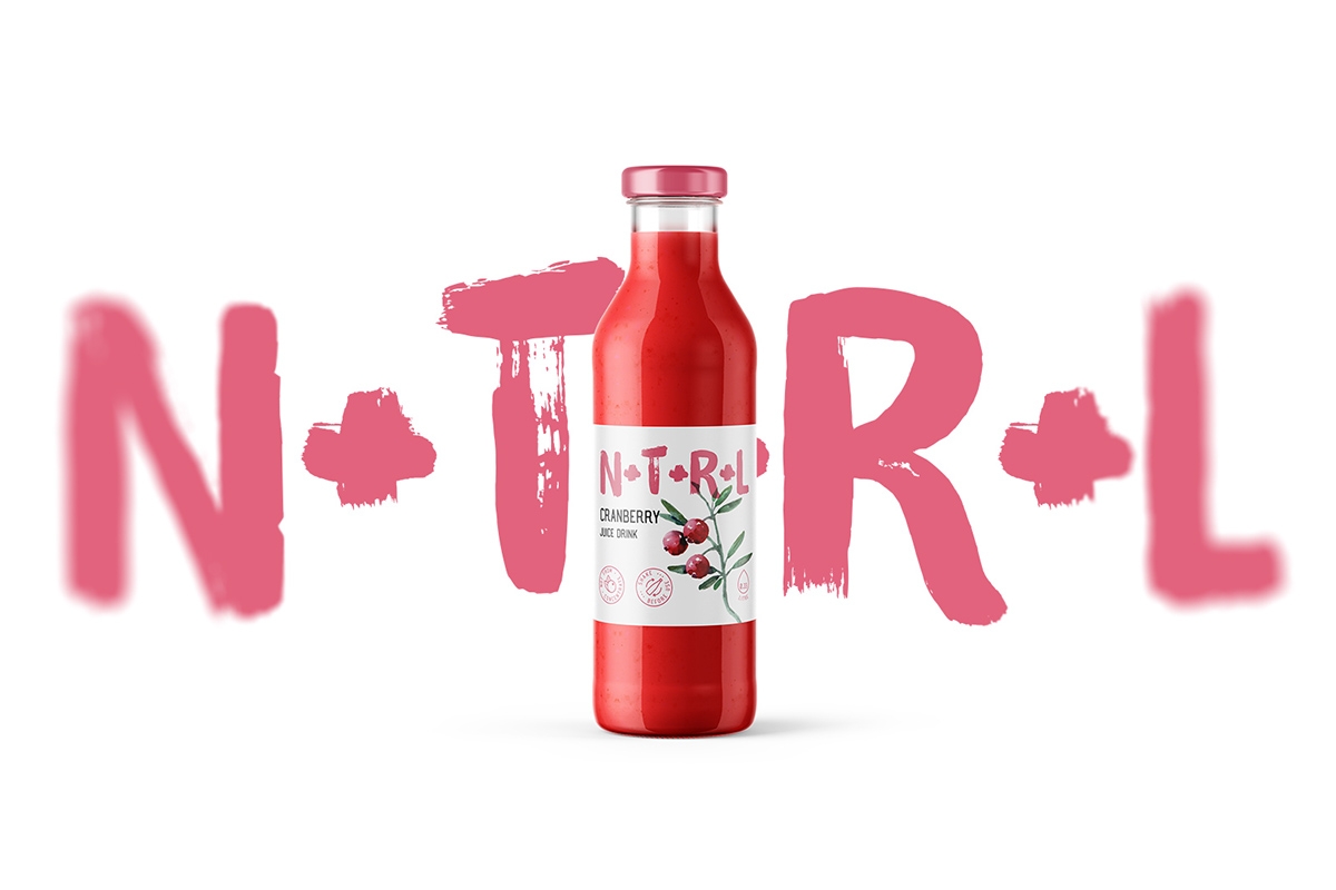 天然飲料，果汁的 品牌的包裝設(shè)計(jì)