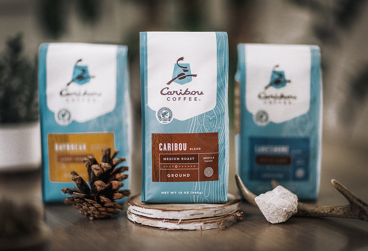 馴鹿咖啡品牌包裝設計，濃厚的北美中西部設計風格