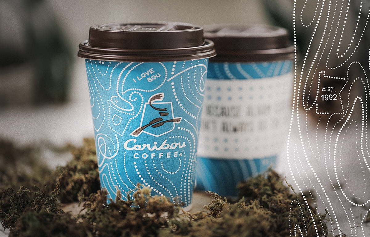 馴鹿咖啡品牌包裝設計，濃厚的北美中西部設計風格