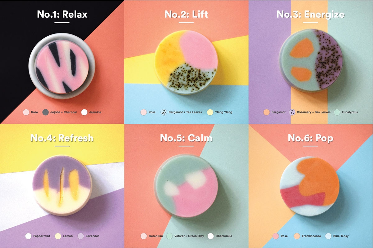 沐浴時間，全新的沐浴用品香皂產品包裝設計，盡情的放松休息吧！