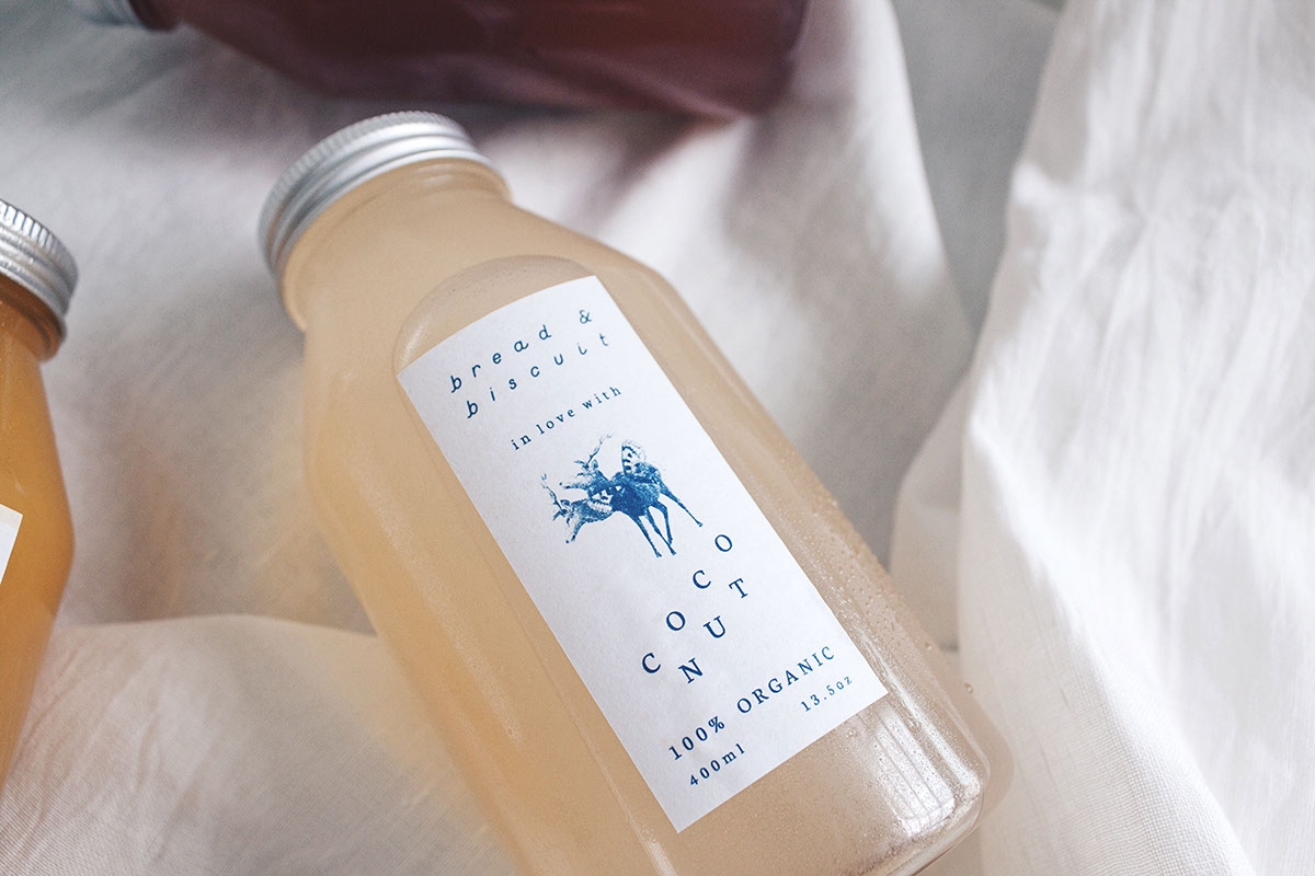 概念化早餐,面包與餅干食品飲料包裝設計