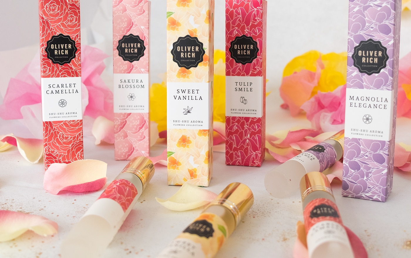 芳香水化妝護膚系列產(chǎn)品包裝設計