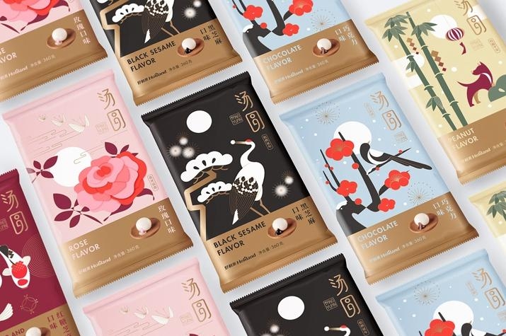 驚艷四座的國(guó)風(fēng)之美，中式湯圓包裝設(shè)計(jì)