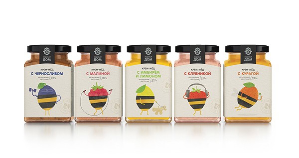 可愛到飛起的小水果？俏皮蜂蜜漿果包裝設計