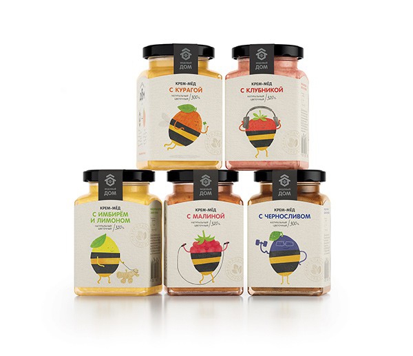 可愛到飛起的小水果？俏皮蜂蜜漿果包裝設計